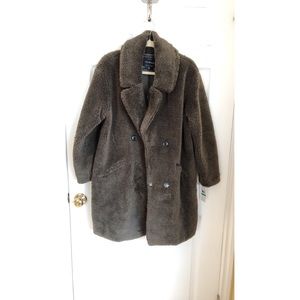 Long teddy jacket